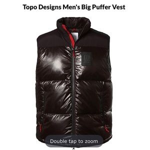 NEW Large Topo Designs Mens Vest